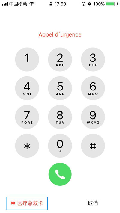 在iphonex中查看医疗急救卡的详细步骤截图