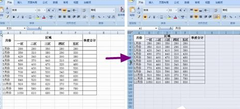QQ截图20180508160654.png 调整excel2007表格行列宽度的图文讲解截图