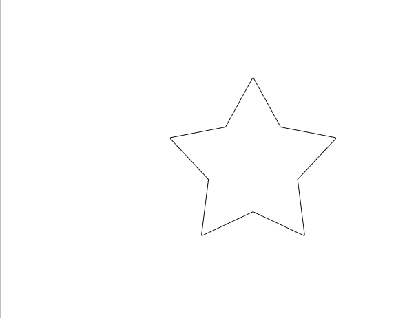 ps制作拖尾五角星的操作过程截图