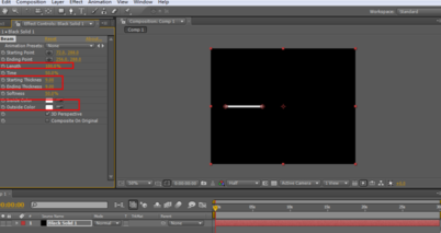 Ae打造折线效果的操作过程截图