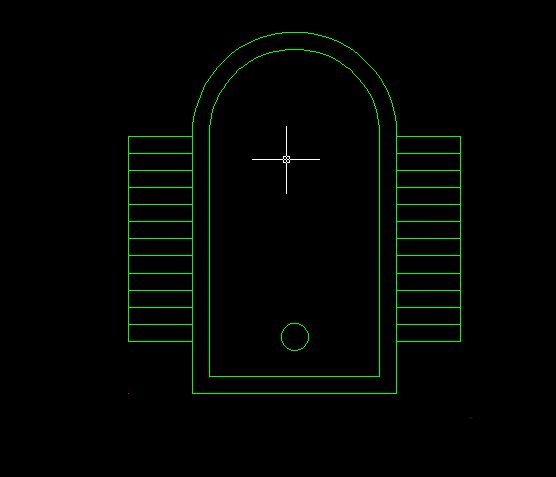 cad制作厕所便池平面图的详细操作截图