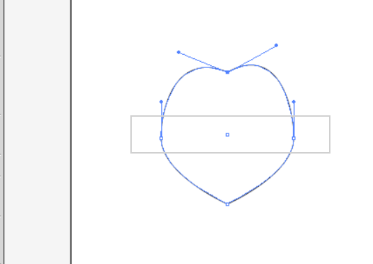 ai使用钢笔工具做出心形的图文操作截图