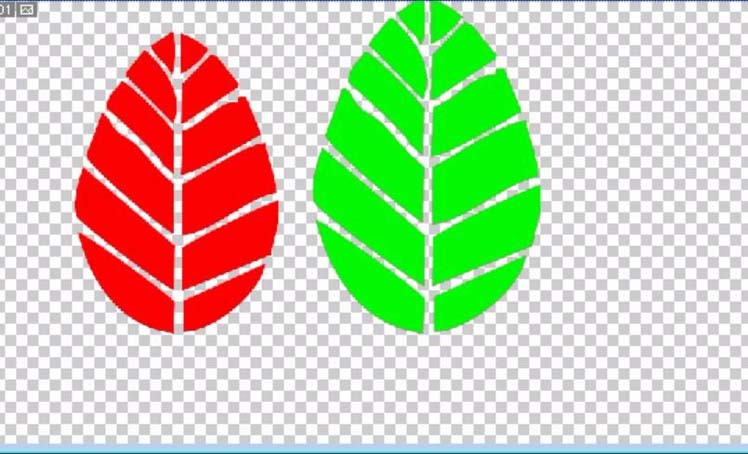 ps做出彩色卡通树木图标的操作流程截图