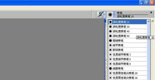 Painter中喷画笔画图具体使用步骤截图