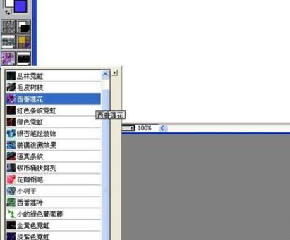 painter中制作条纹莲花外观的详细教程截图