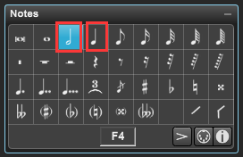Overture输入多个音符的具体方法步骤截图