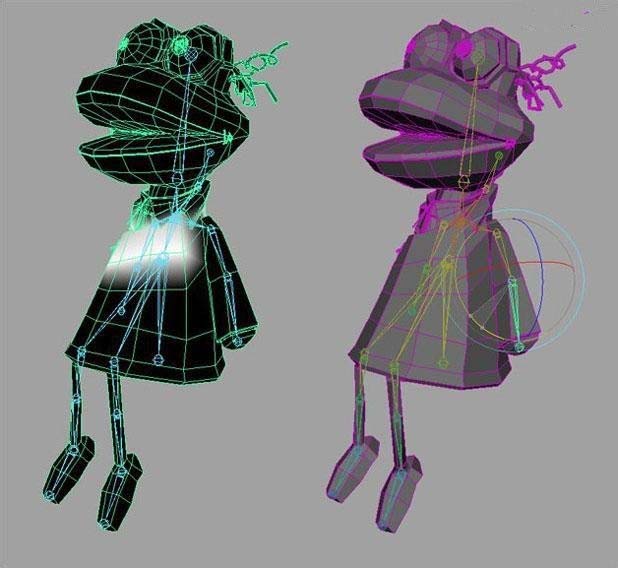 maya制作青蛙玩具的图文操作教程截图