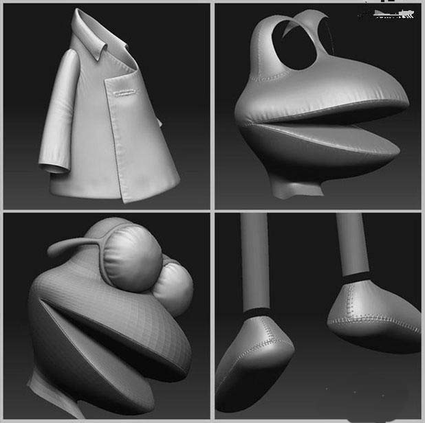 maya制作青蛙玩具的图文操作教程截图