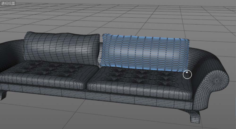 C4D绘制沙发的操作步骤截图