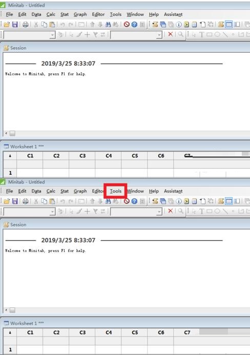 minitab切换语言的具体步骤截图