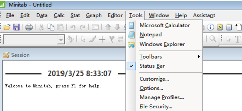 minitab切换语言的具体步骤截图