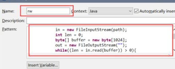 MyEclipse添加读写模板代码rw的图文操作截图