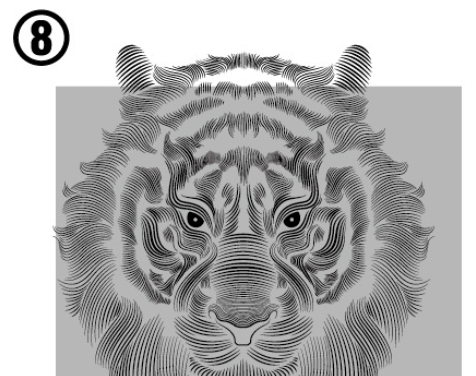 ai打造老虎头像的操作方法截图