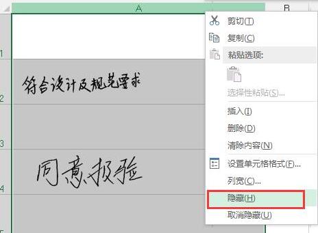 Excel设置图片和表格一起隐藏的操作方法截图