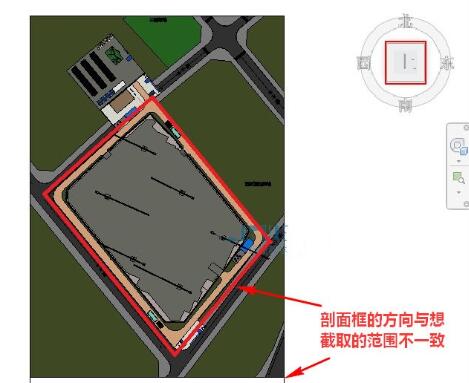 Revit剖面框进行旋转和隐藏的操作方法截图