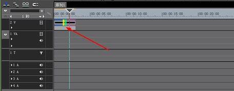 edius删除转场效果的操作过程截图