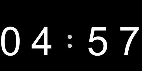 希沃白板使用倒计时功能的操作内容截图