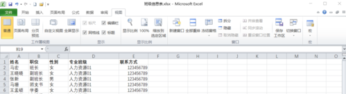 Excel标题行始终可见操作方法截图