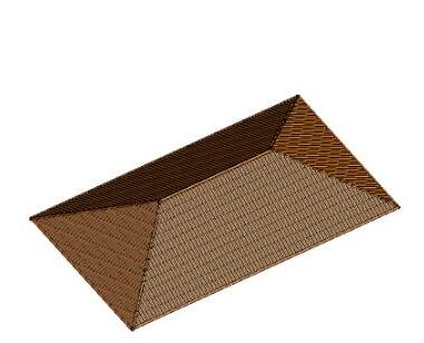 Revit使用幕墙巧做瓦屋顶的详细方法截图