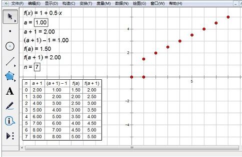 几何画板绘制数列图像的操作方法截图