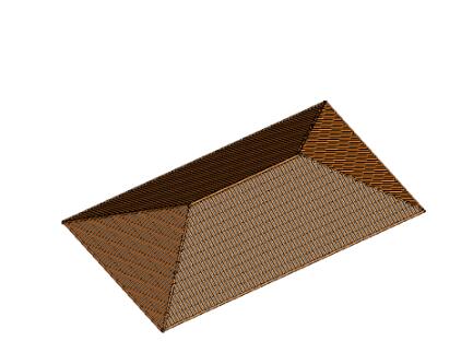 Revit使用幕墙巧做瓦屋顶的操作方法截图