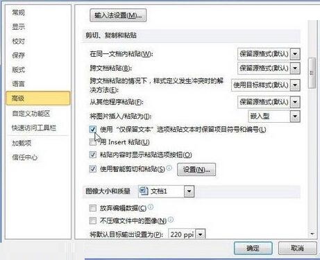 word2010使用仅保留文本选项粘贴文本的简单教程截图