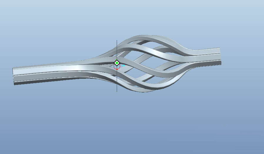 Proe使用扭曲建模灯饰的详细步骤截图