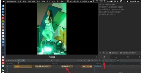 arctime怎么把双语字幕中的英语字幕变大?arctime把双语字幕中的英语字幕变大的方法截图
