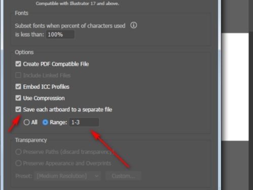 ai如何导出多个单个画板的AI文件?ai导出多个单个画板的AI文件方法截图