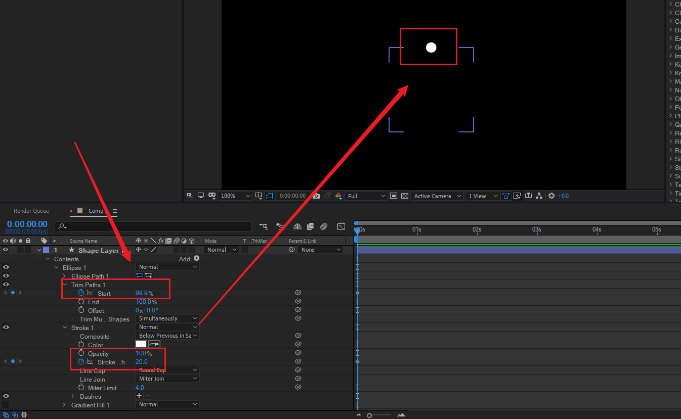 AE怎么制作生长成曲线的动画效果?AE制作生长成曲线的动画效果操作教程截图