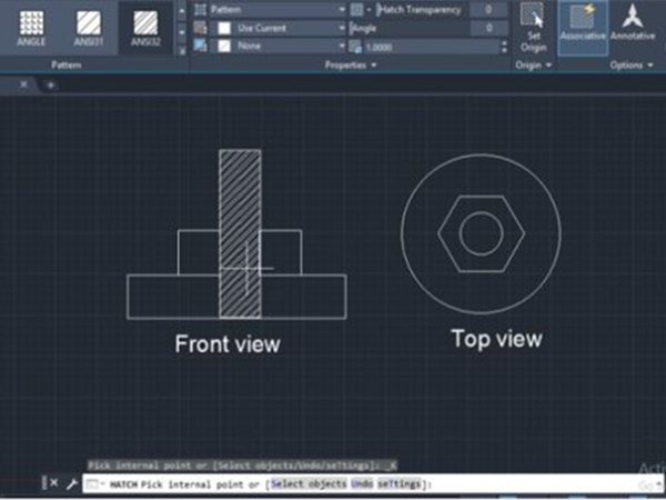 cad剖面线如何填充?cad剖面线填充方法截图