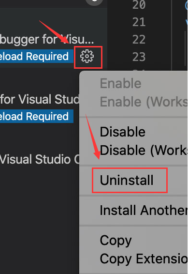 Vscode怎么卸载扩展插件?Vscode卸载扩展插件方法截图