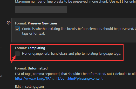 Vscode怎么设置格式模板?Vscode设置格式模板方法截图