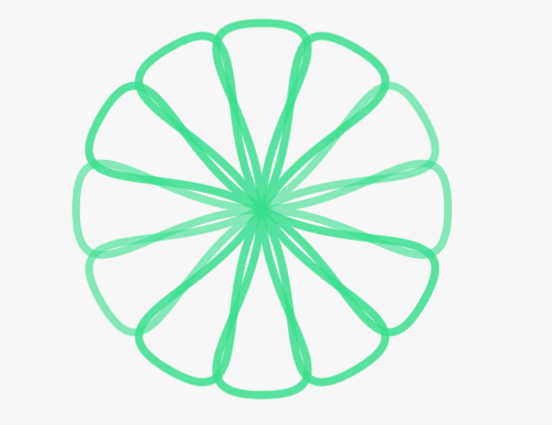 ps怎么利用路径快速画出简单的花朵(7)