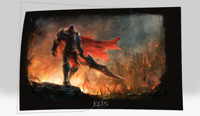 ps怎么做纸张撕裂的效果(3)