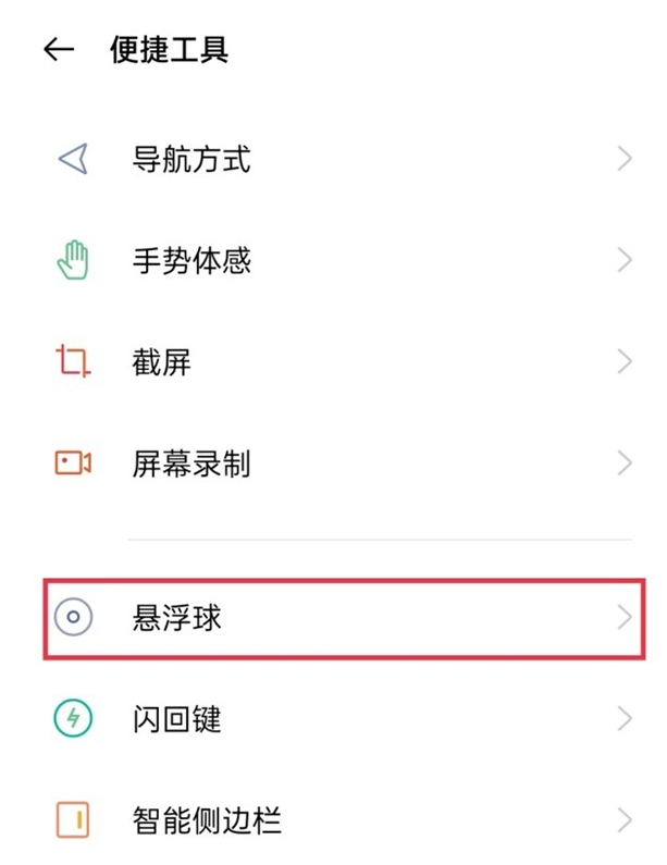 真我gt2悬浮球功能在哪里开启?真我gt2悬浮球功能开启方法截图