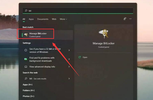 Win11硬盘如何开启密钥保护?Win11硬盘开启密钥保护的方法