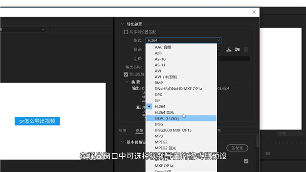 pr怎么把视频导出来?
