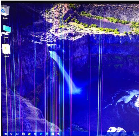 Win10电脑屏幕出现彩色条纹怎么办?电脑屏幕出现彩色条纹解决方法