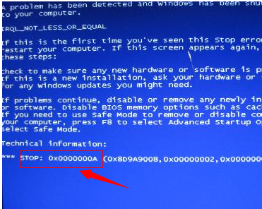 Win10系统电脑蓝屏0x0000000A怎么办?电脑蓝屏代码0x0000000A解决方法