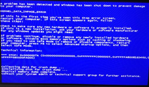 电脑蓝屏代码0x0000007A怎么办?电脑蓝屏代码0x0000007A解决办法