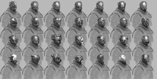 赛博朋克2077制作概念图!机械战甲科技感十足!