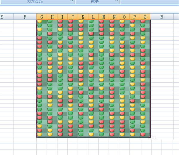 如何使用Excel做圣诞树?