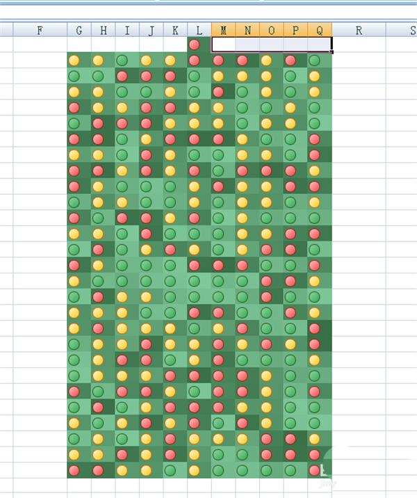 如何使用Excel做圣诞树?