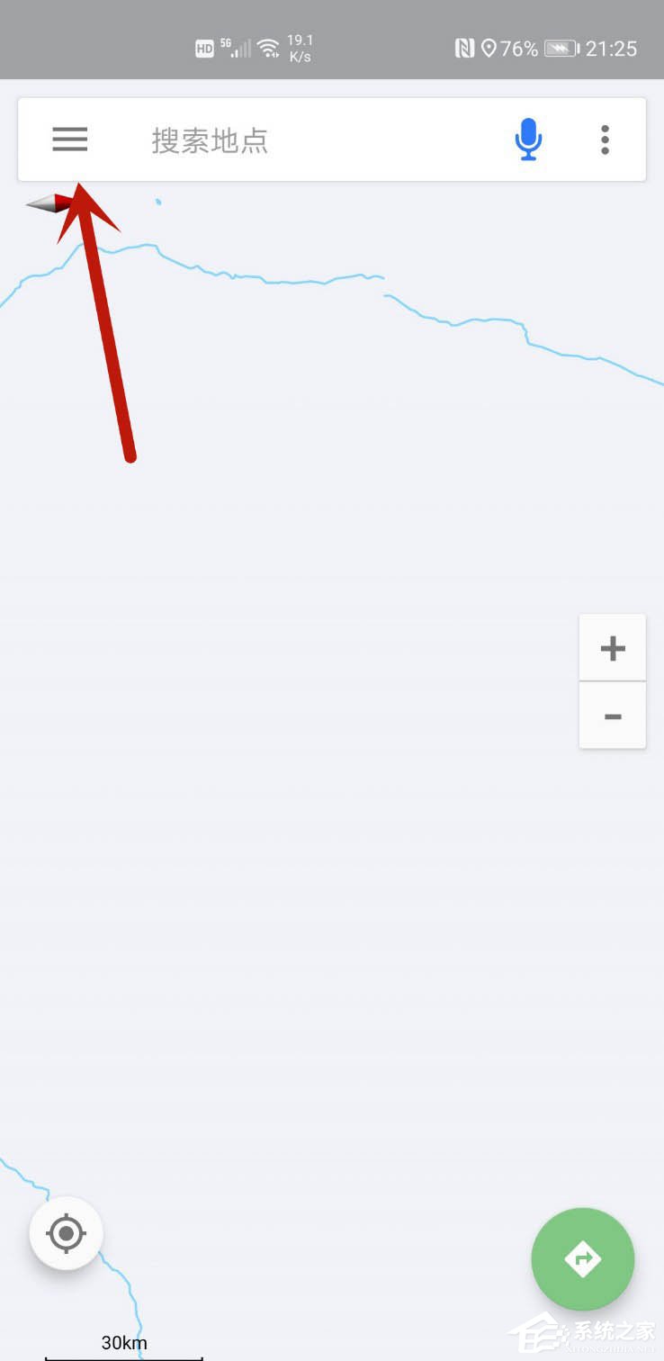 北斗导航怎么用?北斗导航缩放按钮设置左侧的方法