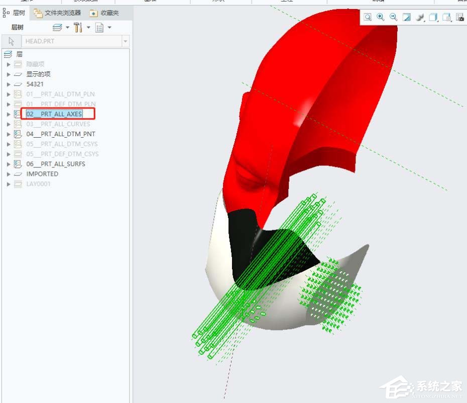 Creo里怎么隐藏轴?Creo隐藏轴的操作步骤
