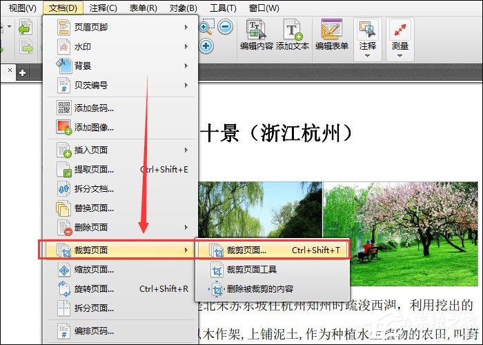 PDF怎样裁剪页面?迅捷PDF编辑器裁剪PDF页面的方法