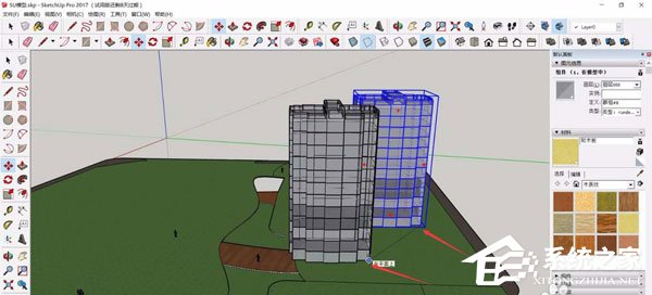 草图大师中怎么复制大块建筑物?复制大块建筑物的几个步骤