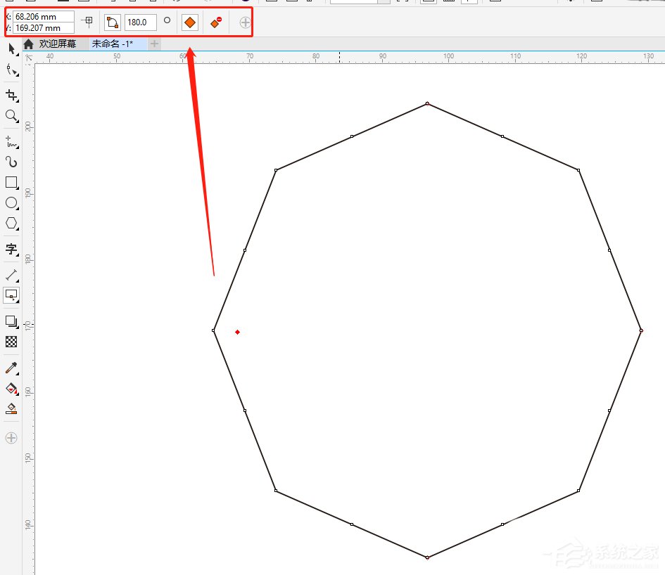 cdr如何使用锚点编辑工具?cdr锚点编辑工具的使用方法