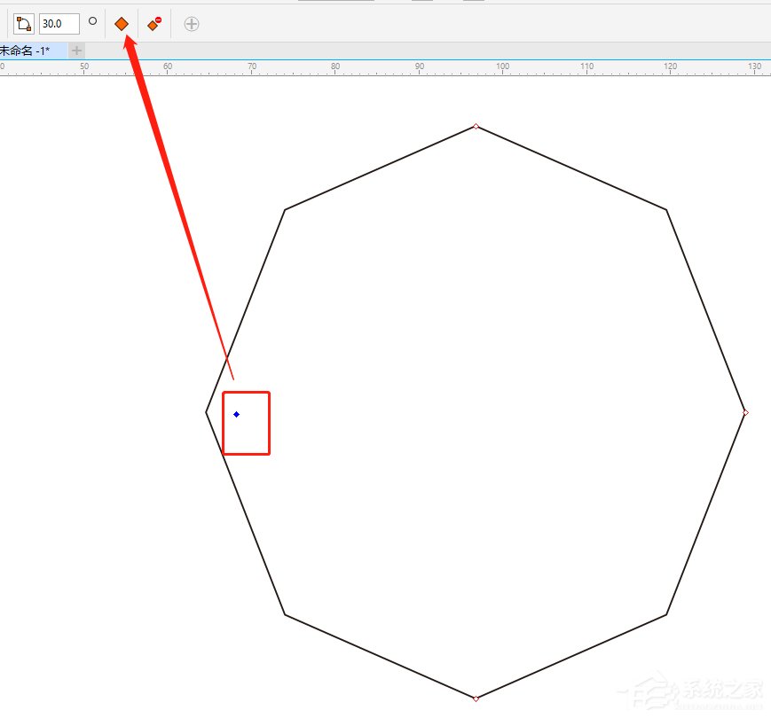 cdr如何使用锚点编辑工具?cdr锚点编辑工具的使用方法